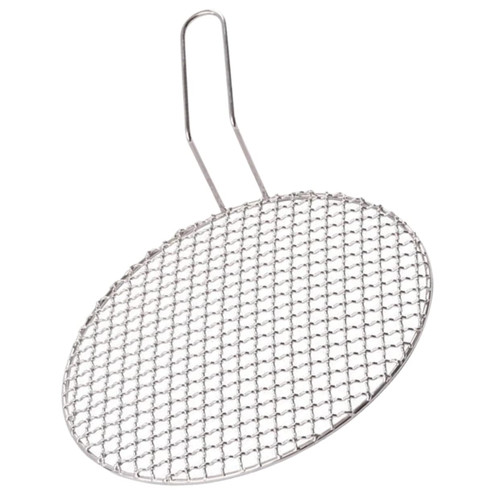 FUOYLOO Stainless Steel Grill Bbq Wire Mesh Bbq Mesh Grill Bags Bbq Outdoor Grill Net Barbecue Net Grill Grate Roasting Rack Bbq Grill Pan Rond Barbecue Racks Roaster Grill Plate Round