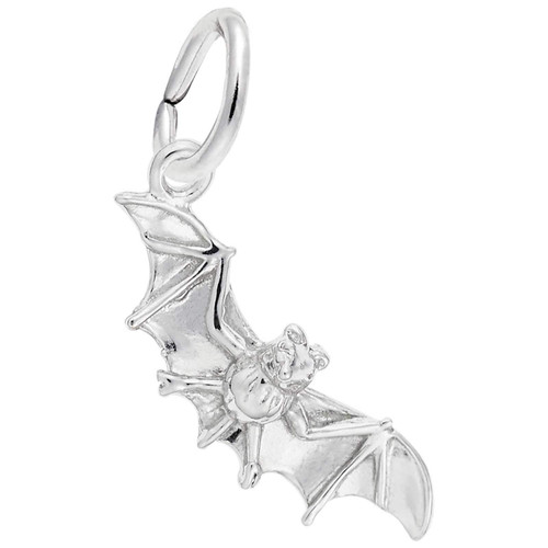 Rembrandt Charms Bat Charm, Sterling Silver