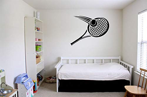Vinyl Sticker Tennis Ball Racket Logo Sign Sport Game Poster Mural Decal Wall Art Decor SA2443 Vinyl Sticker Tennis Ball Racket Logo Sign Sport Game Poster Mural Decal Wall Art Decor SA2443