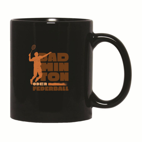 Stylish Badminton Player Quote Gift for Athletes and Sports Fans 11oz 15oz Black Coffee Mug Stylish Badminton Player Quote Gift for Athletes and Sports Fans 11oz 15oz Black Coffee Mug