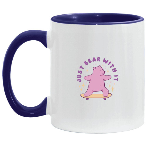 Bear Themed Gifts A Great Fun Gift Idea For Bear Lovers and Skaters 11oz 15oz Inner Color Accent Mug Bear Themed Gifts A Great Fun Gift Idea For Bear Lovers and Skaters 11oz 15oz Inner Color Accent Mug