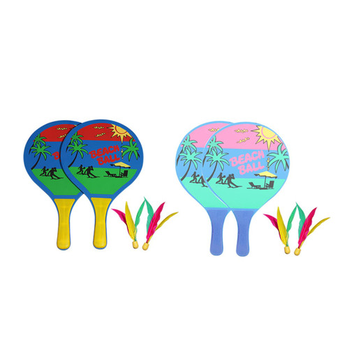 BESPORTBLE 1 Pair Beach Ball Paddle Beach Ball Racket Badminton Paddle Badminton Racquet Racquets for Beach Ball Slabs Racket