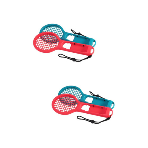 BESPORTBLE 4 Pcs Game Grip Game Controller Grip Tennis Game Hand Grip Game Accessory Hand Grip Game Controller Sports Game Accessories Tennis Accessories Tennis Grips Handle Abs Racket