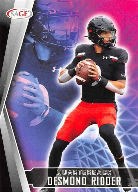 2022 Sage Low Series #16 Desmond Ridder Cincinnati Bearcats RC Rookie Football Trading Card 2022 Sage Low Series #16 Desmond Ridder Cincinnati Bearcats RC Rookie Football Trading Card