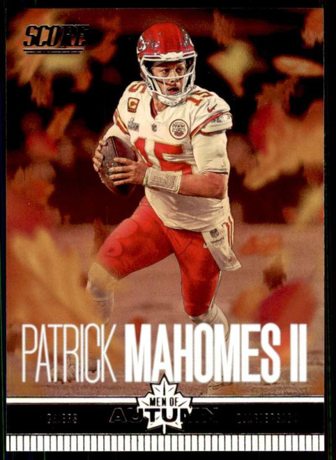 2023 Score Men of Autumn #2 Patrick Mahomes II Kansas City Chiefs NFL Football Trading Card 2023 Score Men of Autumn #2 Patrick Mahomes II Kansas City Chiefs NFL Football Trading Card