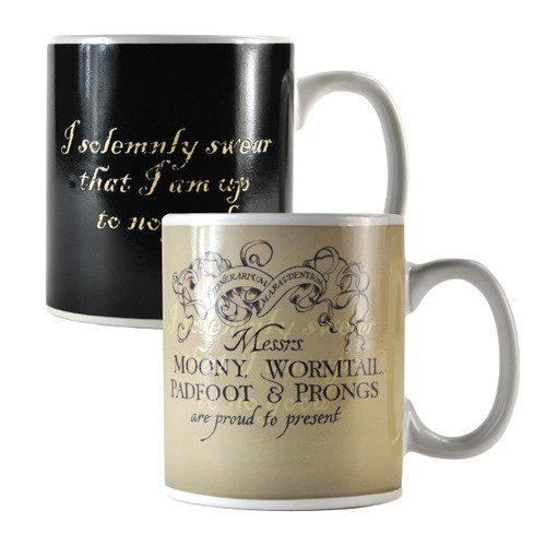 Mug Heat Changing (400ml) - Harry Potter (Marauder's Map)