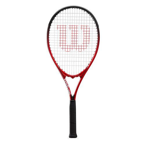 Wilson Pro Staff Precision XL 110 Tennis Racket - Grip Size 3-4 3/8", Black/Red