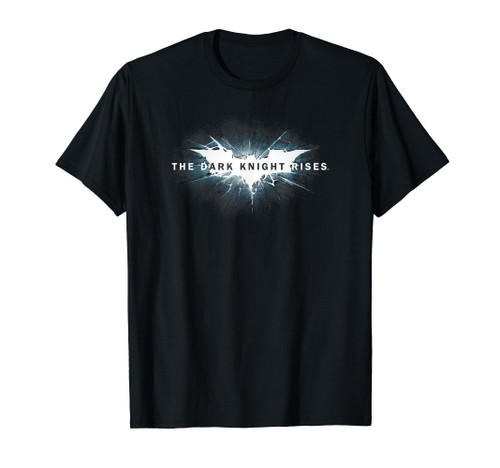 Batman Dark Knight Rises Cracked Bat Logo T-Shirt