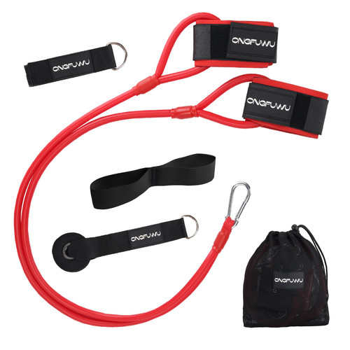 ongfuwu Baseball Softball Resistance Training Bands. Baseball Swing Trainer and Arm Trainer. Baseball Bands for Throwing. Athlete Warm Up Exercise Bands, Baseball Training Equipment (Red-30lbs)