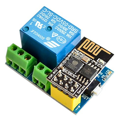 IZOKEE ESP8266 Relay with ESP8266 ESP-01S Serial WIFI Wireless Transceiver Module for Arduino UNO R3 Mega2560 Nano Raspberry Pi