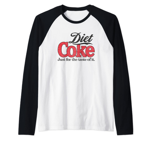 Coca-Cola - Diet Coke Retro Logo Raglan Baseball Tee