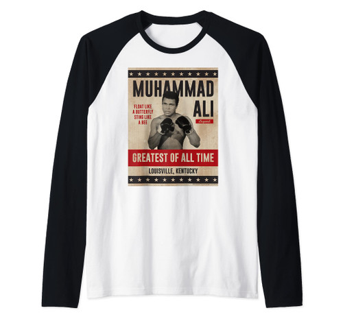 Muhammad Ali Ali Poster Raglan Baseball Tee