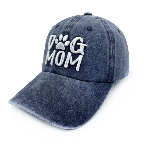 Waldeal Embroidered Dog Mom Hat for Women Washed Distressed Baseball Cap Dogs Lover Gifts Waldeal Embroidered Dog Mom Hat for Women Washed Distressed Baseball Cap Dogs Lover Gifts