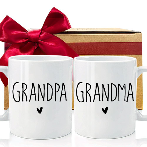 CATABUBU New Grandparents Coffee Mugs Set, Promoted to Be Grandparents Mug, Pregnancy Reveal Announcement, Baby Shower Gifts for Grandparents, Baby Reveal Surprise Publicity-7 CATABUBU New Grandparents Coffee Mugs Set, Promoted to Be Grandparents Mug, Pregnancy Reveal Announcement, Baby Shower Gifts for Grandparents, Baby Reveal Surprise Publicity-7