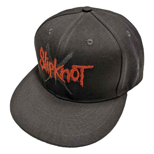 Slipknot Baseball Cap 9 Point Star Band Logo Official Charcoal Snapback