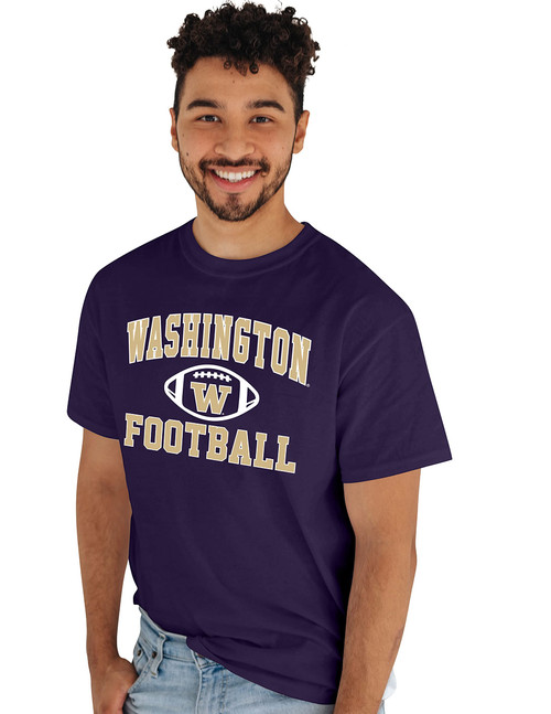 Blue 84 Men's Washington Huskies Team Logo T Shirt Team Color, Team Color, Medium