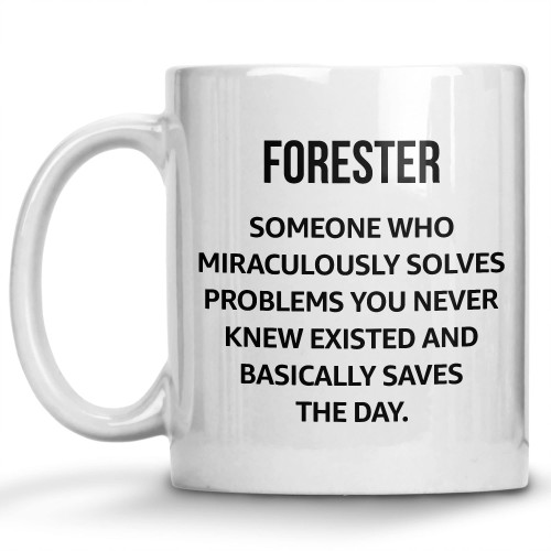 Funny Definition Mug, Forester, Forestry Parks Forest Planning Ranger Agricultural Engineer Agronomist, Sarcastic Coffee Mugs Gag Gifts for Students Graduating from College University 11oz 15oz