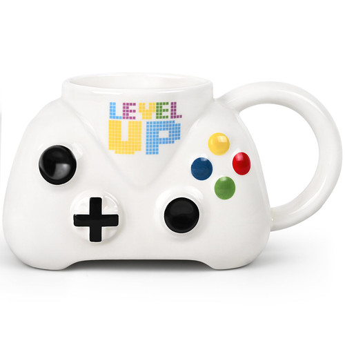 Cabtnca Gaming Mugs, Gamer Gifts, Gamer Mug, Gaming Gifts, Gamer Gifts For Men, Playstation Mug, Gameboy Coffee Mug, Novelty Mug For Gamer, Gameboy Cup, Gaming Coffee Cup, 13Oz