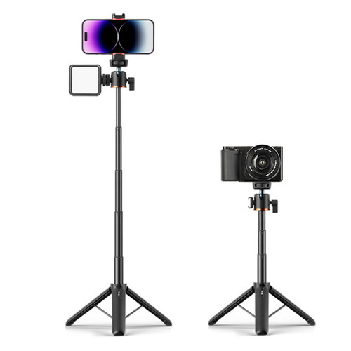 Camera Mini Tripod, Professional Stable Phone Tripod Stand for Smartphone Camera, Adjustable Handheld Vlogging Tripod for Video Recording Vlogging Selfie