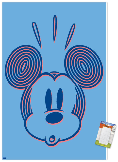 Trends International Disney Mickey Mouse - Lines Wall Poster