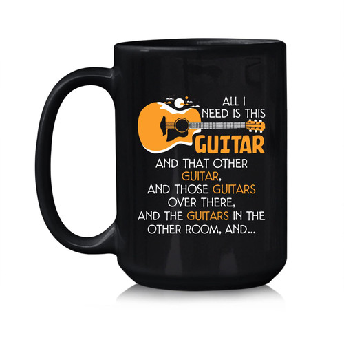 All I Need Is This Guitar Coffee Mug Gifts For Guitarist | Guitarist Ceramic Cup For Guitar Players | Guitar Player Mug For Musicians, Music Players | Customize Guitar Mug Black 11oz 15oz All I Need Is This Guitar Coffee Mug Gifts For Guitarist | Guitarist Ceramic Cup For Guitar Players | Guitar Player Mug For Musicians, Music Players | Customize Guitar Mug Black 11oz 15oz
