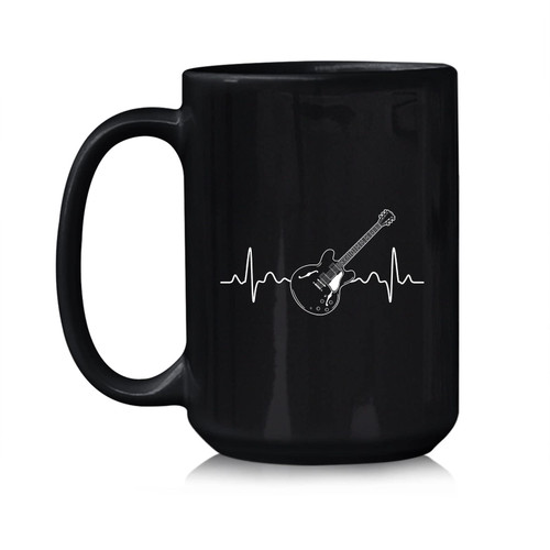 Guitar Heartbeat Coffee Mug For Guitarist, Guitar Players | Guitar Player Mug For Women Men | Guitarist Mug For Musicians, Music Players, Music Lovers | Customize Guitar Mug Black 11oz 15oz Guitar Heartbeat Coffee Mug For Guitarist, Guitar Players | Guitar Player Mug For Women Men | Guitarist Mug For Musicians, Music Players, Music Lovers | Customize Guitar Mug Black 11oz 15oz