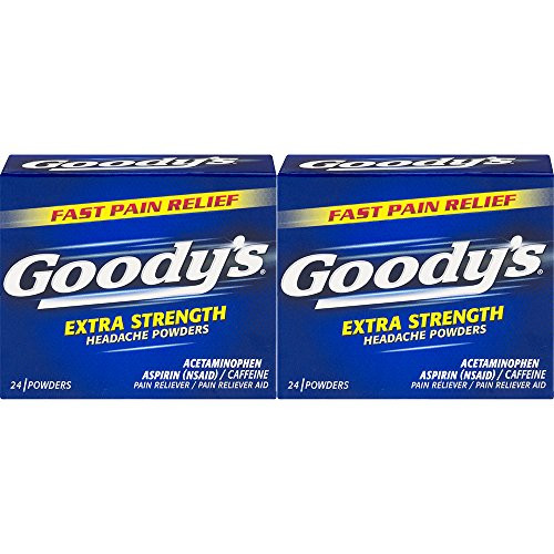 Goody's Extra Strength Headache Powders | Original Fast Pain Relief | 24 Count | 2 Pack