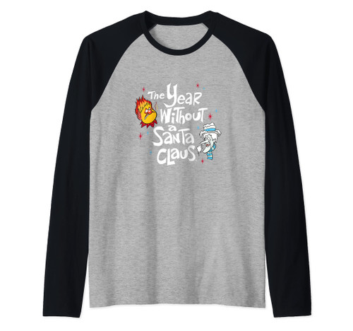 The Year Without Santa Claus - Heat Miser And Snow Miser Raglan Baseball Tee