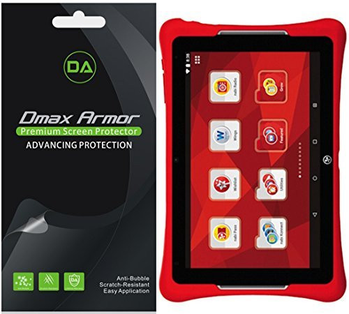 Dmax Armor [3-Pack] for Nabi Elev-8 (8 inch Tablet) Screen Protector, Anti-Bubble High Definition Clear Shield- Lifetime Replacement