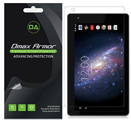 Dmax Armor [3-Pack] for RCA Voyager Pro 7" Tablet 16GB Quad Core (RCT6773W42KC) Screen Protector, Anti-Bubble High Definition Clear Shield- Lifetime Replacement