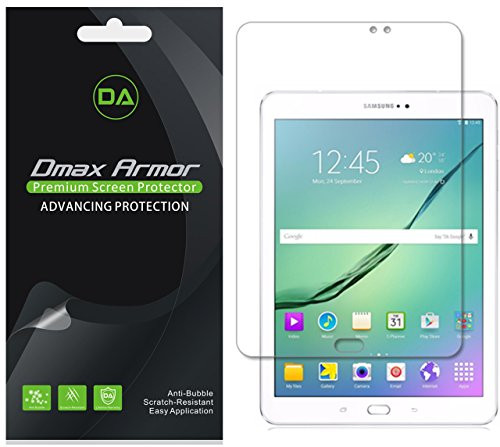 Dmax Armor [3-Pack] Samsung Galaxy Tab S2 9.7 inch Screen Protector, Anti-Bubble High Definition Clear Shield - Lifetime Replacement