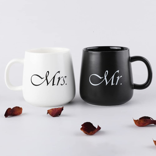 MCleanPin Mr and Mrs Coffee Mugs Set, Wedding Anniversary Presents for Couples Mugs, Bridal Shower Gifts Engagements Gifts, Couple Mugs Gifts,Newlyweds Couples MCleanPin Mr and Mrs Coffee Mugs Set, Wedding Anniversary Presents for Couples Mugs, Bridal Shower Gifts Engagements Gifts, Couple Mugs Gifts,Newlyweds Couples