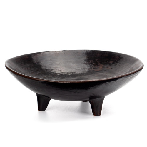 BIGPIPI Ceramic Fruit Decorative Bowl - Fruit Bowl for Kitchen Counter Entry Table Home Decor - Key Bowl Candy Dessert Bowl Vintage Footed Pedestal Bowl (Brown) BIGPIPI Ceramic Fruit Decorative Bowl - Fruit Bowl for Kitchen Counter Entry Table Home Decor - Key Bowl Candy Dessert Bowl Vintage Footed Pedestal Bowl (Brown)