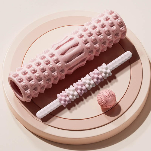 Foam Roller for Physical Therapy, Back Foam Roller Set for Back Leg Muscle Massage Roller Including 18-Inch Trigger Point Foam Roller, Massage Muscle Roller Stick, Spiky Massage Ball (3 in 1 Set NE) Foam Roller for Physical Therapy, Back Foam Roller Set for Back Leg Muscle Massage Roller Including 18-Inch Trigger Point Foam Roller, Massage Muscle Roller Stick, Spiky Massage Ball (3 in 1 Set NE)