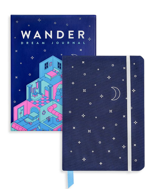 Baronfig Wander Dream Journal: Clothbound Hardcover Guided Dream Journal (Flagship, 5.4 x 7.7, Dark Blue, 192 pages) Baronfig Wander Dream Journal: Clothbound Hardcover Guided Dream Journal (Flagship, 5.4 x 7.7, Dark Blue, 192 pages)