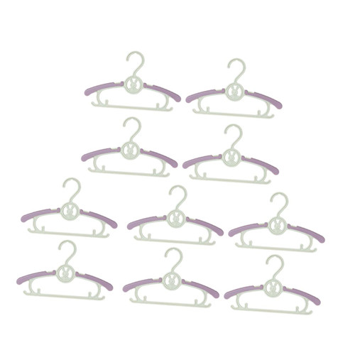 JOINPAYA 10pcs Telescopic Hanger Small Kids Hangers Kids Retractable Hanger Non Slip Hangers Retractable Clothes Hanger Nursery Closet Hanger Kids Pants Hanger Baby Coat Pants Rack Plastic