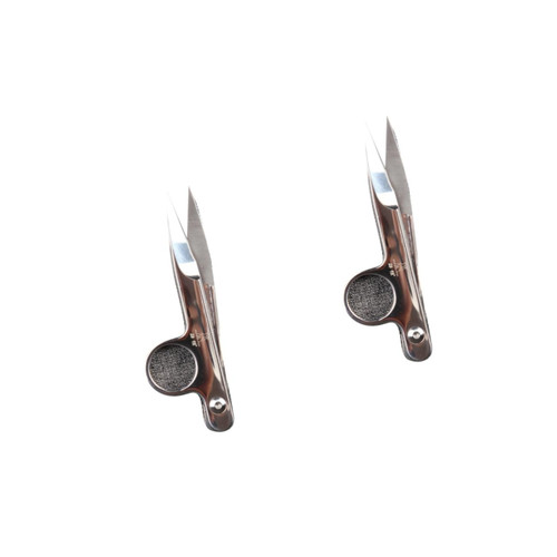 EXCEART 2 pcs fishing line clippers fishing line snips mini scissors thread snipper seam shears mini small snips Cross-stitch Scissor Thread Cutter Thread Scissor slicer yarn wire cutter