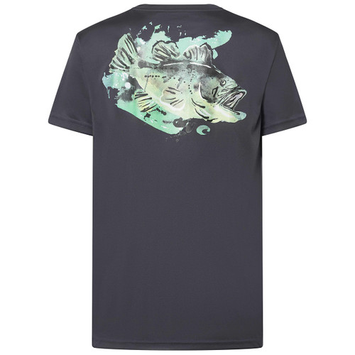 Costa Del Mar Unisex Tech Splash Short Sleeve (BaShort T-Shirt, Carbon Gray, XX-Large US