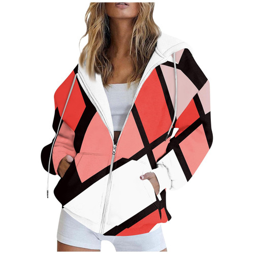 JJHAEVDY Womens Zip Up Hoodie Drawstring Printed Coat Zip Up Jacket Red Zip Up Hoodie Hoodies Y2k Womens Hoodies Zip Up Long Sleeve with Pockets Outwear Activewear Comfy Loose Jacket JJHAEVDY Womens Zip Up Hoodie Drawstring Printed Coat Zip Up Jacket Red Zip Up Hoodie Hoodies Y2k Womens Hoodies Zip Up Long Sleeve with Pockets Outwear Activewear Comfy Loose Jacket