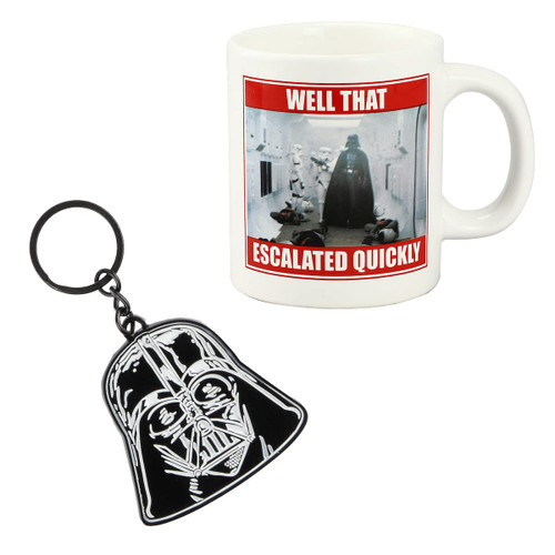 Bioworld Star Wars Darth Vader Mug And Keychain Set