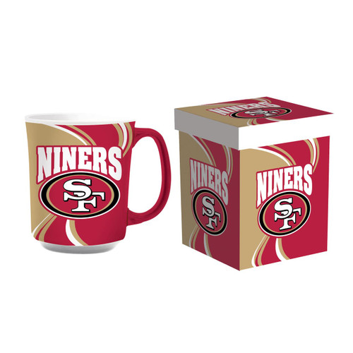 Team Sports America San Francisco 49ers, 14oz Ceramic with Matching Box