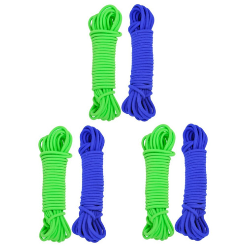 ibasenice 6 Pcs Workout Jump Rope Stretch Jump Band Kids Elastic Sewing Cord Jump Band Elastic Fitness Game Kids Jumping Rope Fitness Tool Elastic Band Toy Pupils