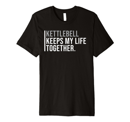 Kettlebell Hobby Kettlebell Enthusiasts Quote Premium T-Shirt