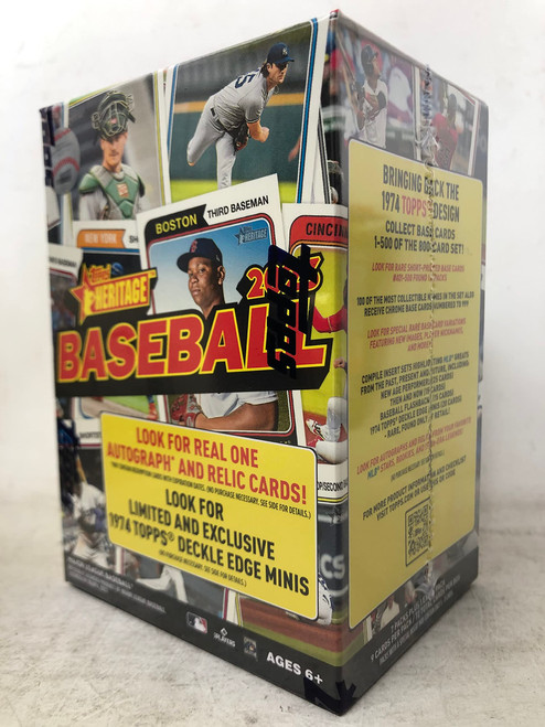 2023 Topps Heritage Baseball Value Box - 8 Packs Per Box