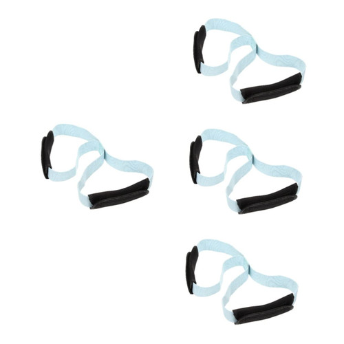 CLISPEED 4pcs Yoga Resistance Band Exercise Bands Resistance Bands with Handles Stretching Strap Workout Bands for Women Exercise Resistance Band Fitness Sports Emulsion Stretch Strap CLISPEED 4pcs Yoga Resistance Band Exercise Bands Resistance Bands with Handles Stretching Strap Workout Bands for Women Exercise Resistance Band Fitness Sports Emulsion Stretch Strap