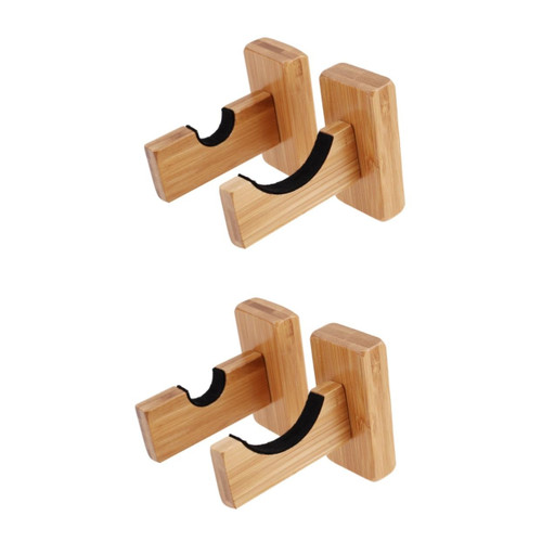 BESPORTBLE 2pcs Softball Bat Rack Baseball Bat Rack Multipurpose Hanger Horizontal Bat Mount Baseball Bat Wall Mount Baseball Bat Display Rack Baseball Bat Wall Hanger Hook up Wooden Hanging