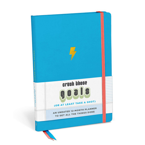 Knock Knock Crush Those Goals Undated Planner and Weekly Agenda Notebook