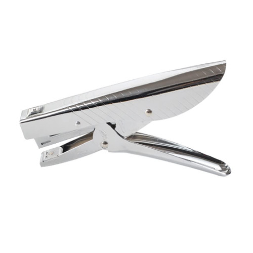 MGUOTP Office Stapler Effortless Desktop Stapler The Hand-held Staplers Have 20 Sheet Page, Easy to Load Ergonomic All Metal Staplers for Desk Desktop Staplers (Color : Stapler+Staple x1)