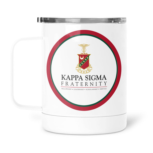 greeklife.store Kappa Sigma Stainless Steel Travel Mug 13 OZ (Kappa Sigma 2)