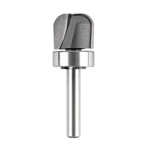 SpeTool 3/4 Inch Cutting Diameter Bowl and Tray Template Router Bit with Bearing, 1/4 Inch Shank Dish Carving CNC Router Bits for Woodworking Cutter Tool